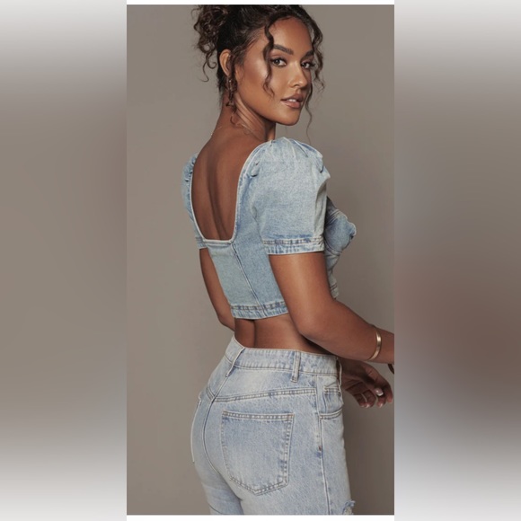 JULXLABEL - Cali Dreaming denim pants Sz. S - Picture 3 of 5